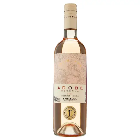 Kit 3 Garrafas Vinho Rosé Adobe Reserva Rosé Orgânico 750ml