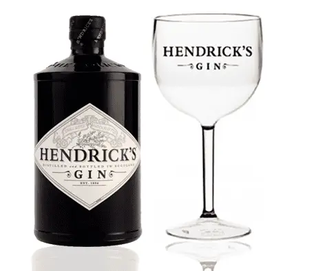 Gin Hendricks 750 ml + Taça