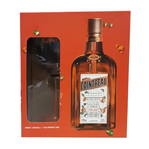 Kit Cointreau Taça 700 ml