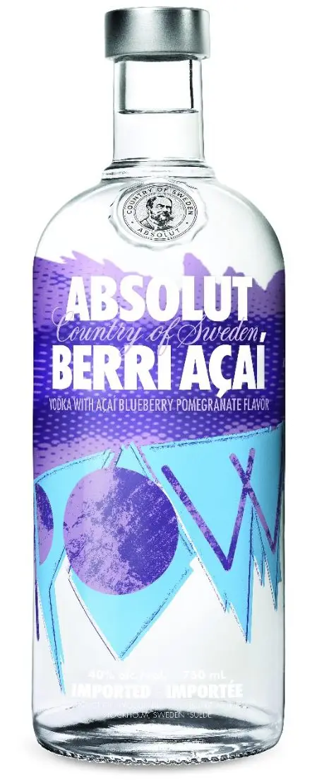 Vodka Absolut Berri Açai 1L